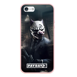 Чехол для iPhone 5/5S матовый Payday3 bulldog