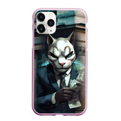 Чехол для iPhone 11 Pro Max матовый Payday cat