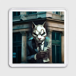 Магнит 55*55 Payday cat