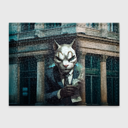 Обложка для студенческого билета Payday cat, цвет черный