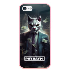 Чехол для iPhone 5/5S матовый Pay day 3   cat