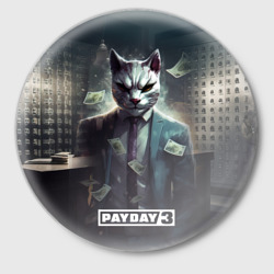 Значок Pay day 3   cat