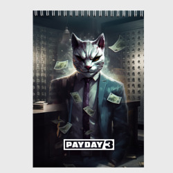 Скетчбук Pay day 3   cat