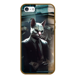 Чехол для iPhone 5/5S матовый Payday 3 cat bank