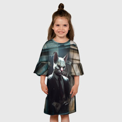 Детское платье 3D Payday 3 cat bank - фото 2