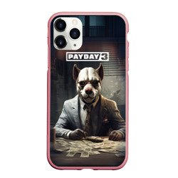 Чехол для iPhone 11 Pro Max матовый Bulldog payday 3