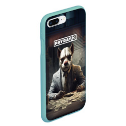 Чехол для iPhone 7Plus/8 Plus матовый Bulldog payday 3 - фото 2