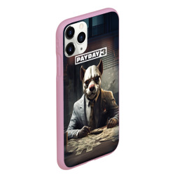 Чехол для iPhone 11 Pro Max матовый Bulldog payday 3 - фото 2