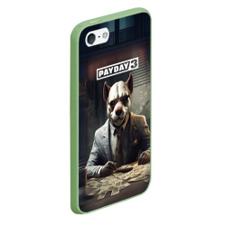 Чехол для iPhone 5/5S матовый Bulldog payday 3 - фото 2