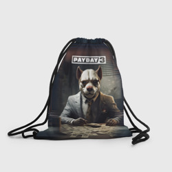 Рюкзак-мешок 3D Bulldog payday 3
