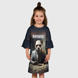 Детское платье 3D Bulldog payday 3 - фото 2