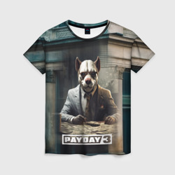 Женская футболка 3D Payday 3  dog 