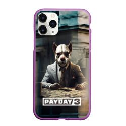 Чехол для iPhone 11 Pro Max матовый Payday 3  dog 