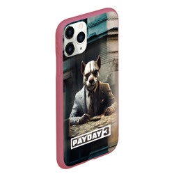 Чехол для iPhone 11 Pro Max матовый Payday 3  dog  - фото 2