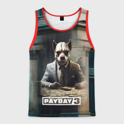 Мужская майка 3D Payday 3  dog 