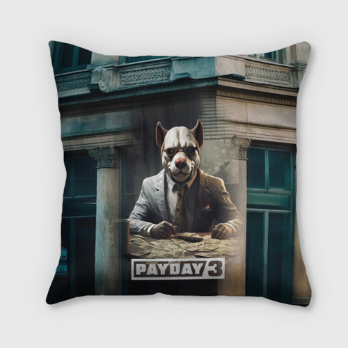 Подушка 3D Payday 3  dog 