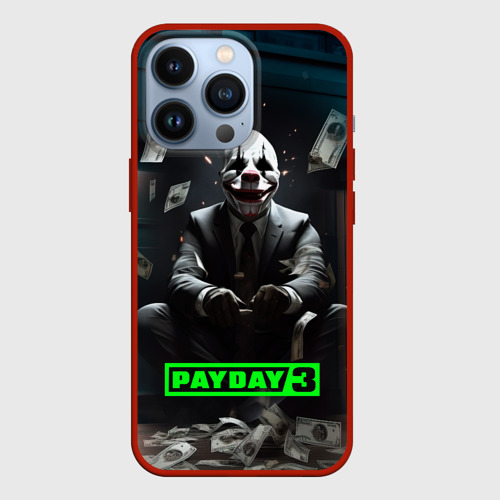 Чехол для iPhone 13 Pro Payday 3 game, цвет красный