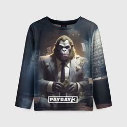 Детский лонгслив 3D Gorilla                Payday    3