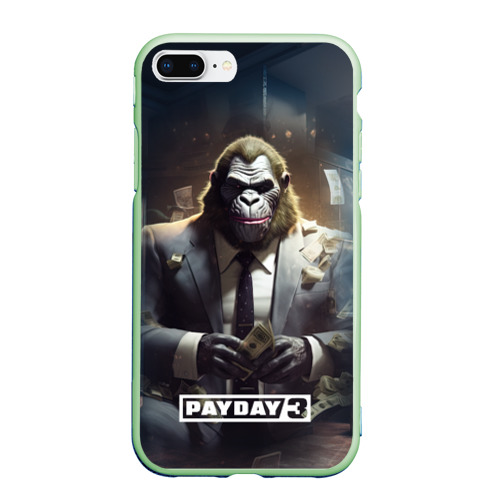Чехол для iPhone 7Plus/8 Plus матовый Gorilla                Payday    3, цвет салатовый