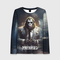 Женский лонгслив 3D Gorilla                Payday    3