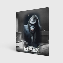 Холст квадратный Payday 3 big gorilla