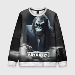 Детский свитшот 3D Payday 3 big gorilla