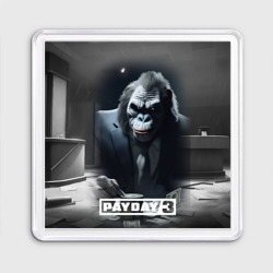 Магнит 55*55 Payday 3 big gorilla