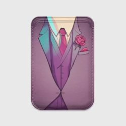 Картхолдер Magsafe магнитный Розовый пиджак мафиозника - босс мафии Зубенко