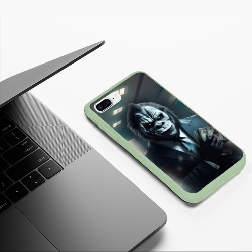 Чехол для iPhone 7Plus/8 Plus матовый Gorilla  pay  day 3, цвет салатовый - фото 5
