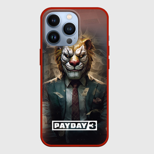 Чехол для iPhone 13 Pro Payday 3 lion, цвет красный