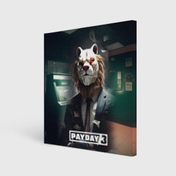 Холст квадратный Payday 3  lion