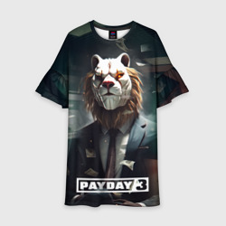 Детское платье 3D Payday 3  lion