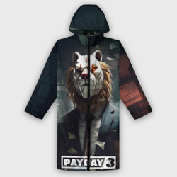 Мужской дождевик 3D Payday 3  lion