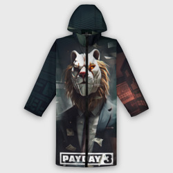 Женский дождевик 3D Payday 3  lion