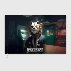 Флаг 3D Payday 3  lion