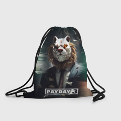 Рюкзак-мешок 3D Payday 3  lion