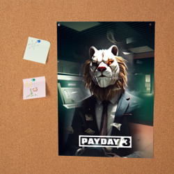 Постер Payday 3  lion - фото 2