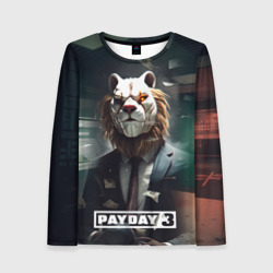 Женский лонгслив 3D Payday 3  lion