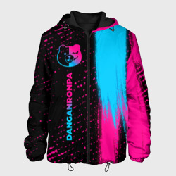 Мужская куртка 3D Danganronpa - neon gradient: по-вертикали