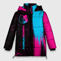 Женская зимняя куртка Oversize Danganronpa - neon gradient: по-вертикали