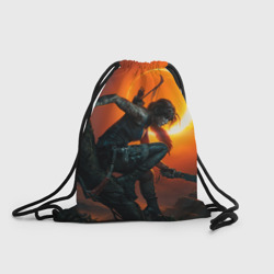 Рюкзак-мешок 3D Тень Лары Крофт