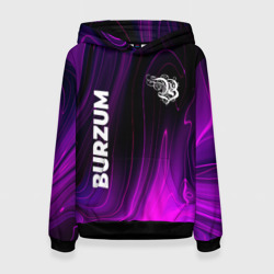 Женская толстовка 3D Burzum violet plasma