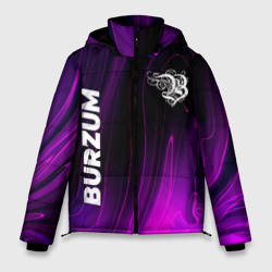 Мужская зимняя куртка 3D Burzum violet plasma
