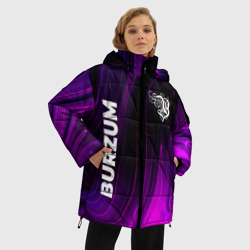 Женская зимняя куртка Oversize Burzum violet plasma - фото 2