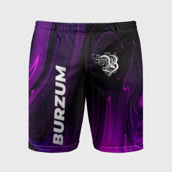 Мужские шорты спортивные Burzum violet plasma