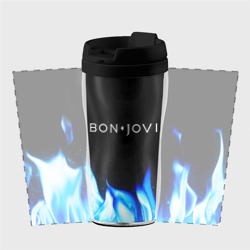Термокружка-непроливайка Bon Jovi blue fire - фото 2