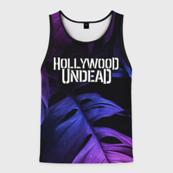 Мужская майка 3D Hollywood Undead neon monstera