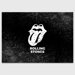 Поздравительная открытка Rolling Stones с потертостями на темном фоне