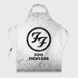 Фартук 3D Foo Fighters с потертостями на светлом фоне