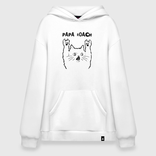 Худи SuperOversize хлопок Papa Roach - rock cat